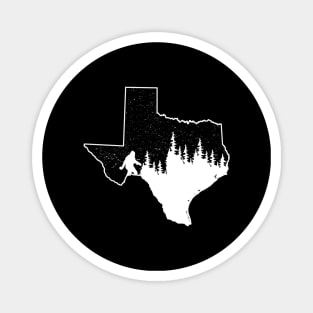 Texas Bigfoot Gift Magnet